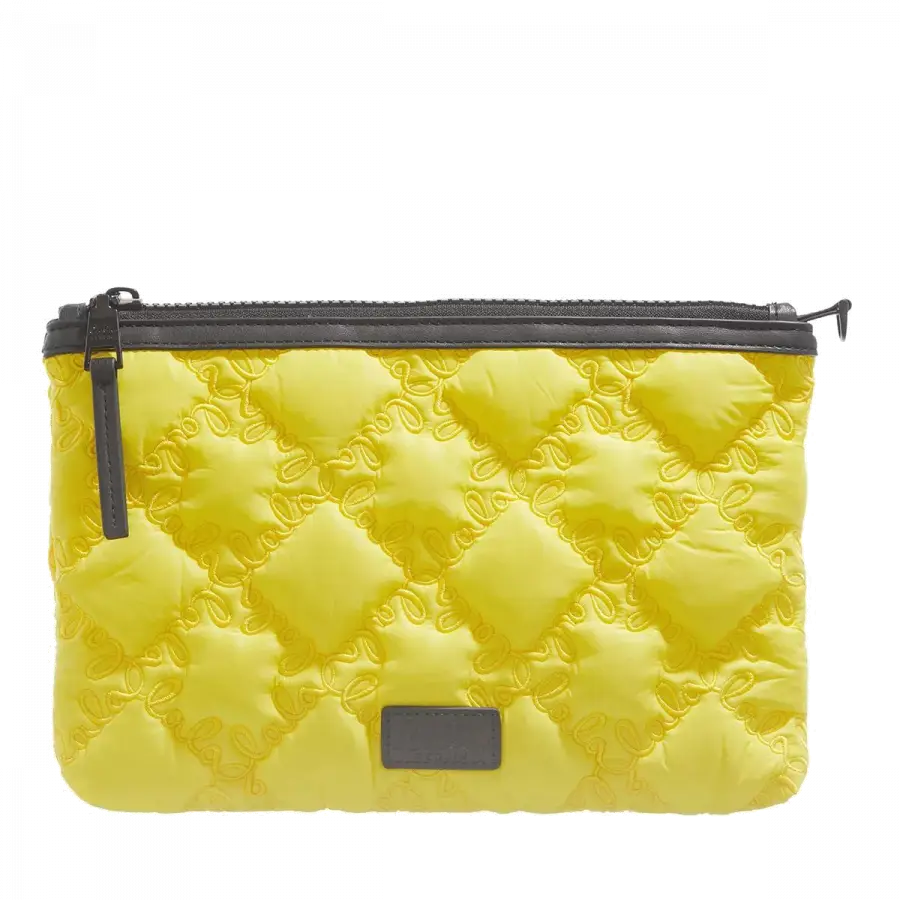 Lala Berlin - Lala Berlin Make-up Bags Nylon Yellow - gelb