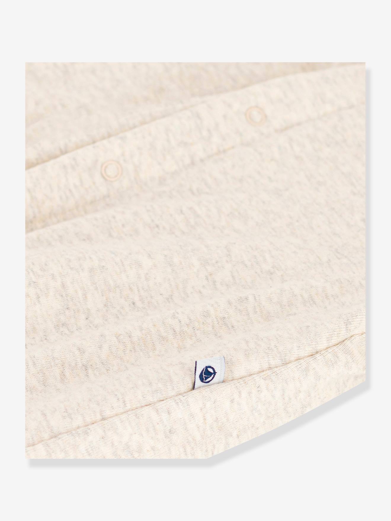 Combinaison longue ouatinée à capuche en coton bébé PETIT BATEAU beige