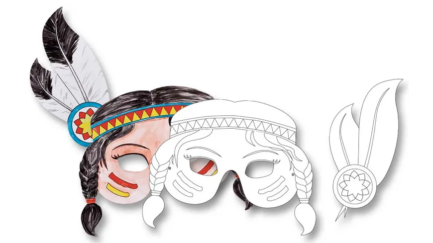 folia Kindermasken weiß