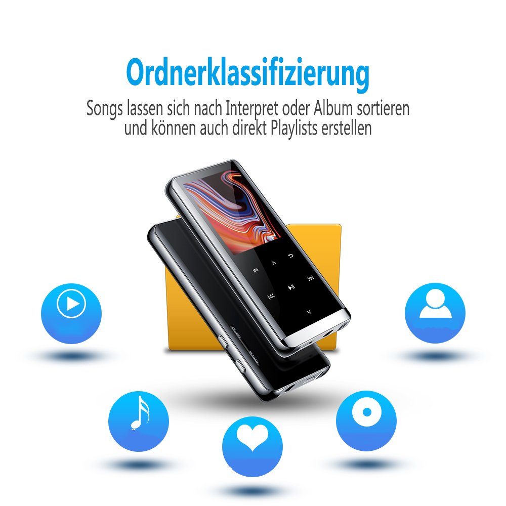 FeelGlad Tragbarer Bluetooth -MP3 -Player MP3-Player