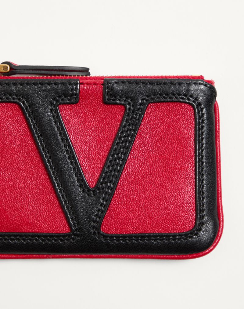 Chaveiro de couro napa Valentino Garavani Viva Superstar