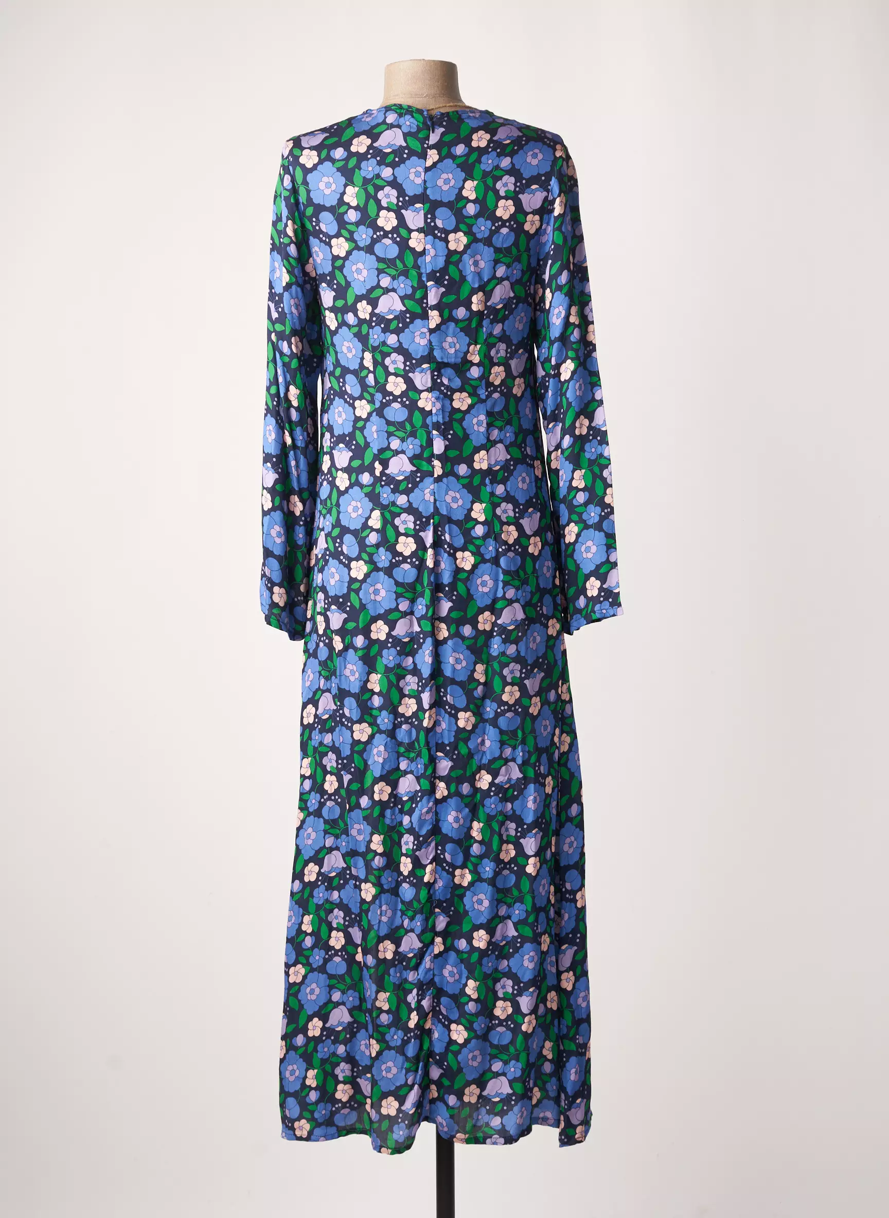 Bizance Robes Longues Femme couleur bleu