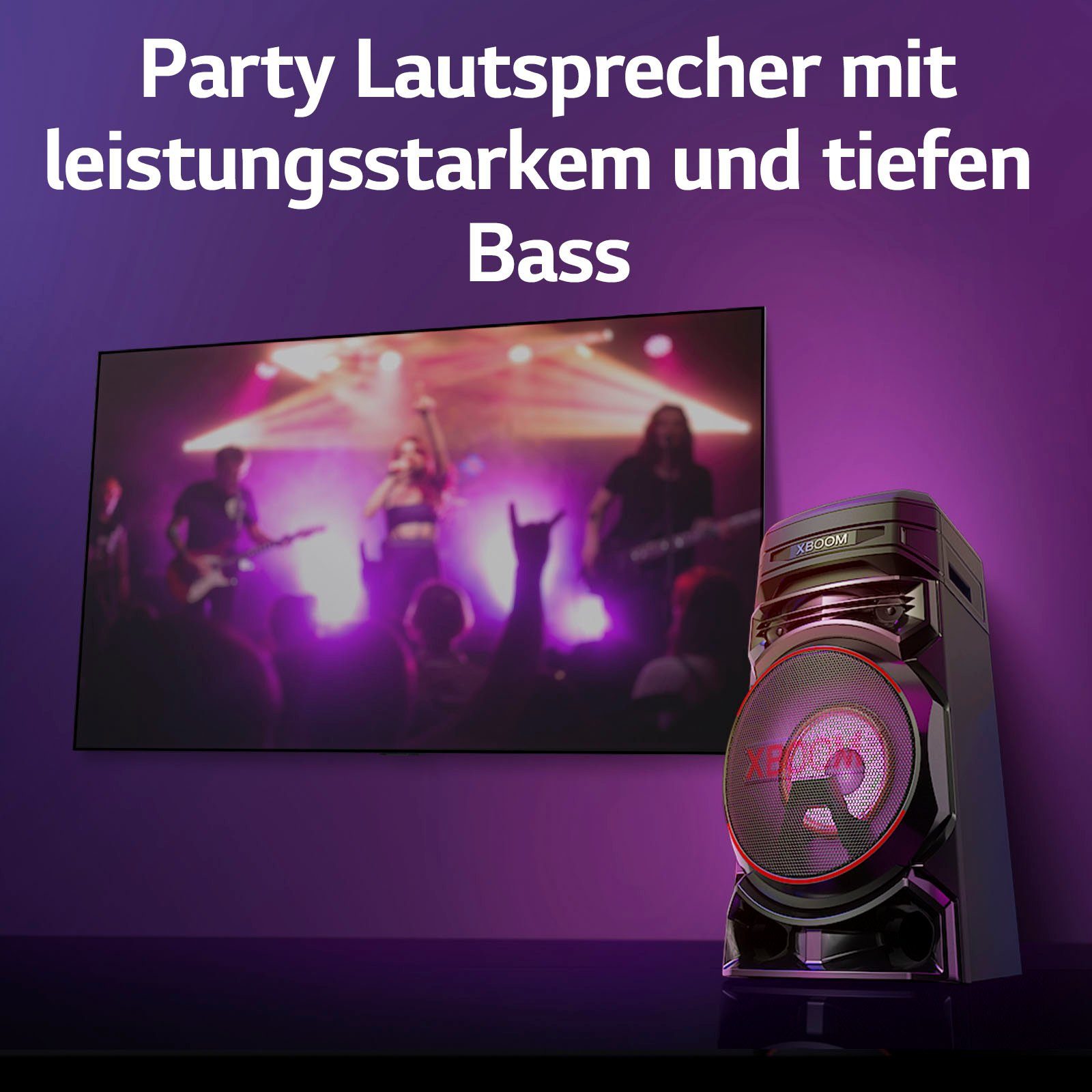 LG XBOOM RNC5 Stereo Party-Lautsprecher (Bluetooth)