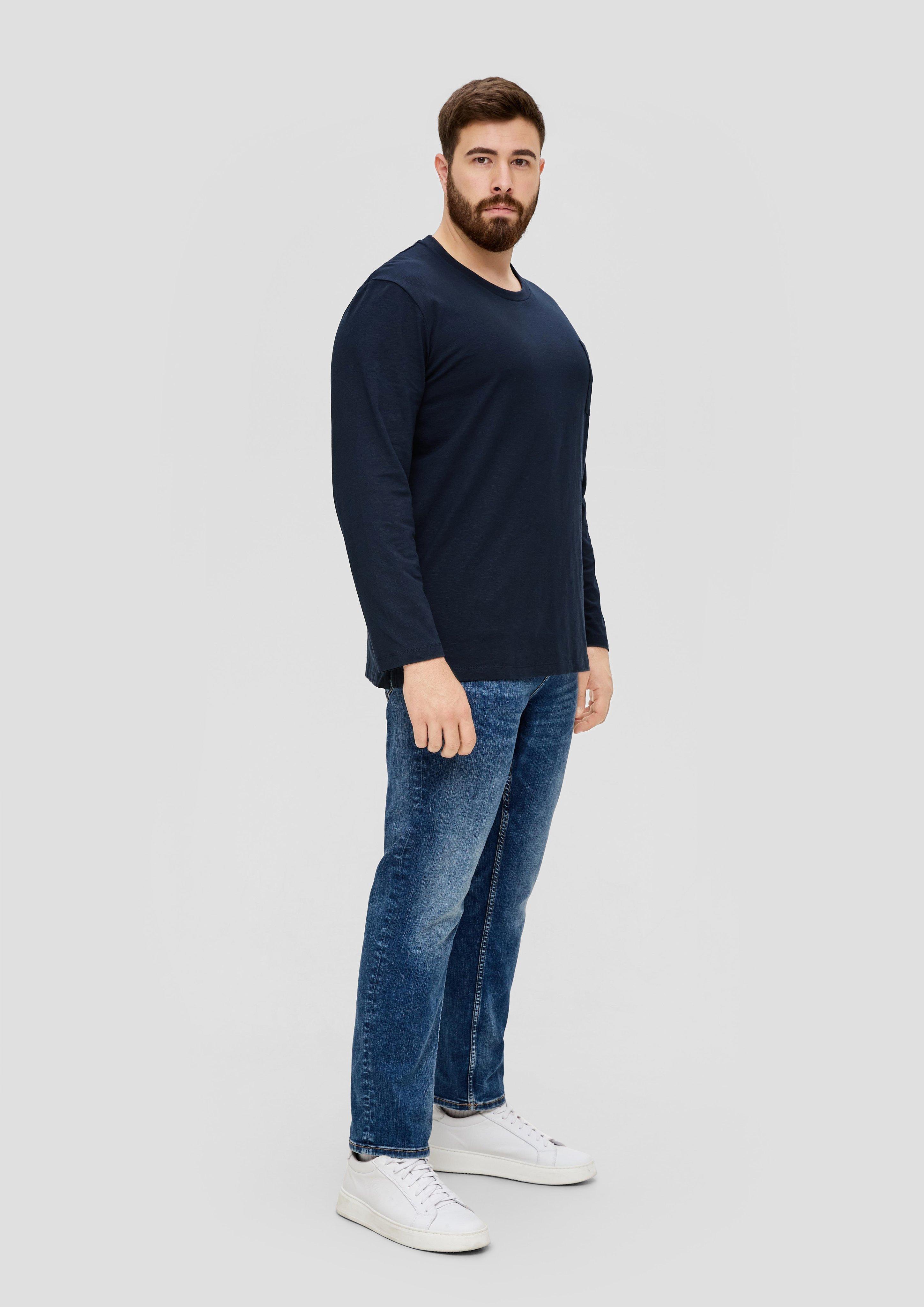 Longsleeve mit Flammgarnstruktur  2143247-5978