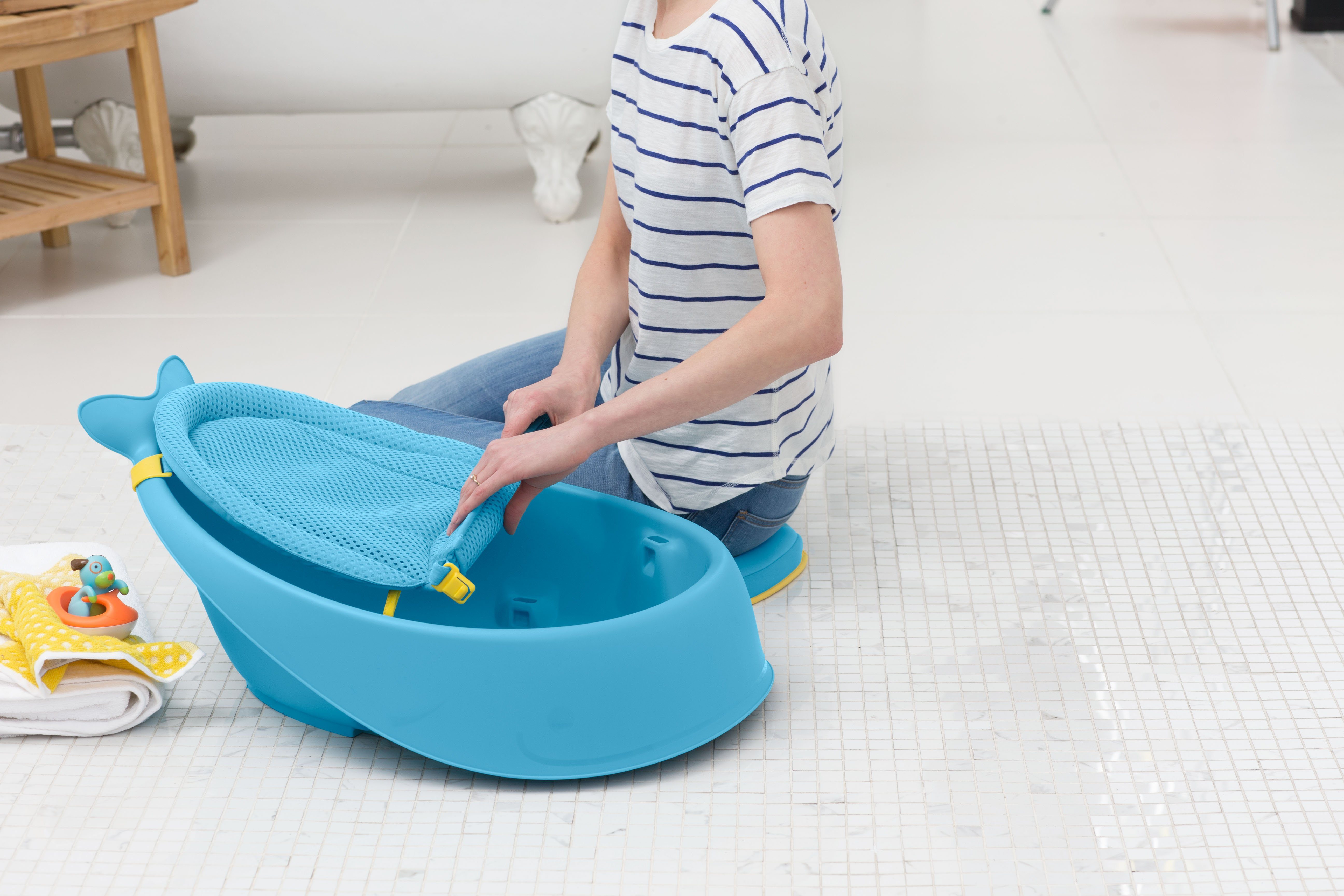 Skip Hop Babybadewanne Moby, blau