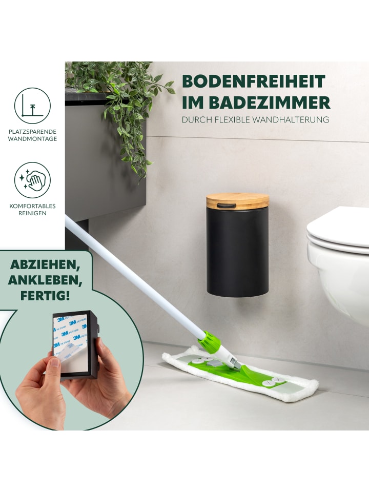 bremermann Wand-Kosmetikeimer 3L Schwarz günstig kaufen onesize