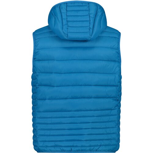 HERREN WESTE MAN VEST SNAPS HOOD