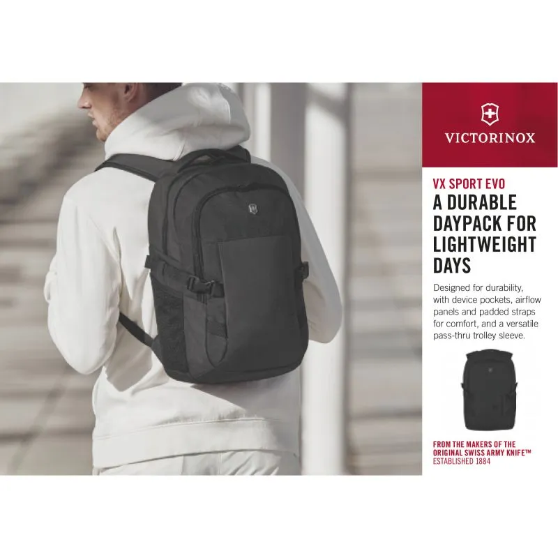 Victorinox Vx Sport EVO Compact Backpack - Black\/Black