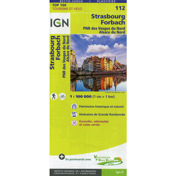 Strasbourg Forbach 1:100 000 - Karte