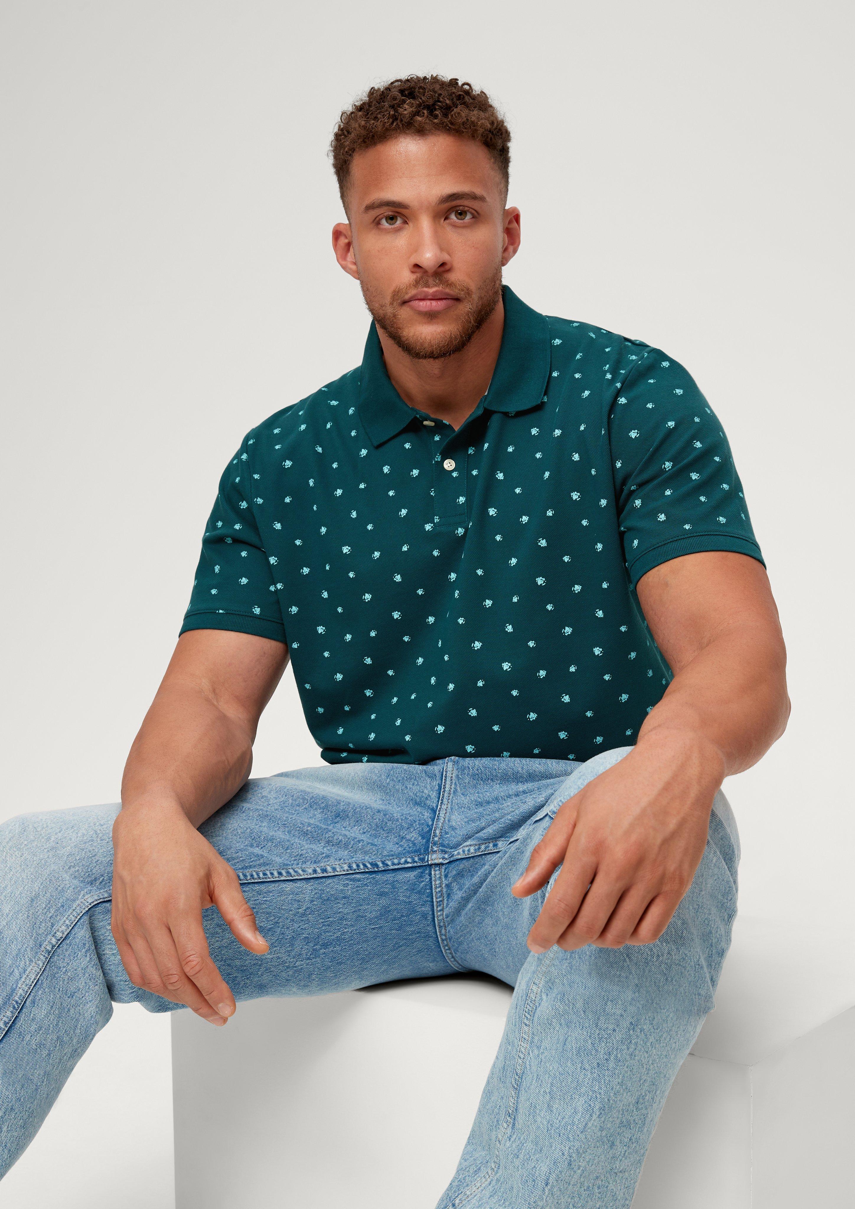 Poloshirt mit Minimalprint  2133345-79A0