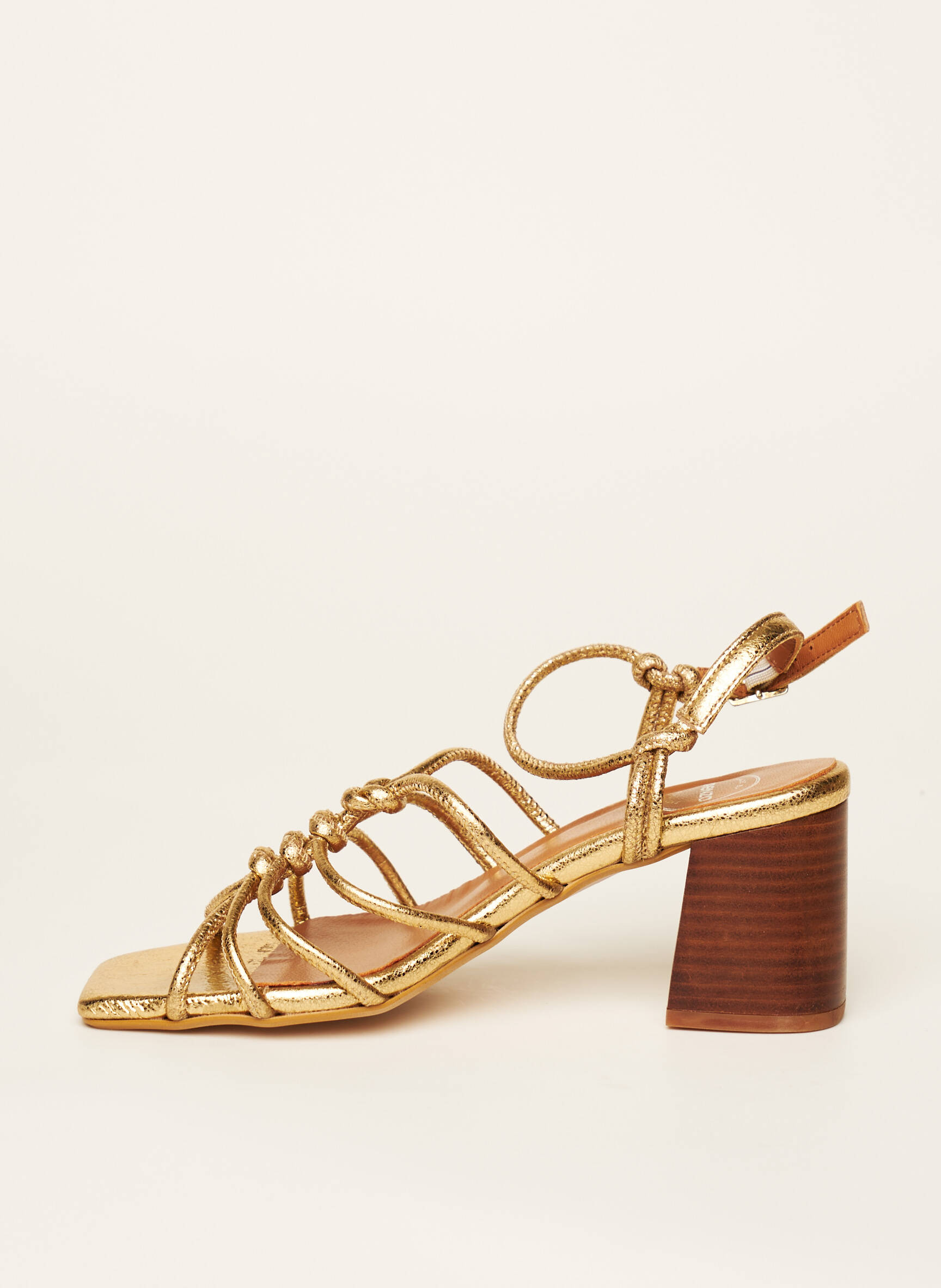 Sarenza Sandales Nu Pieds Femme couleur jaune