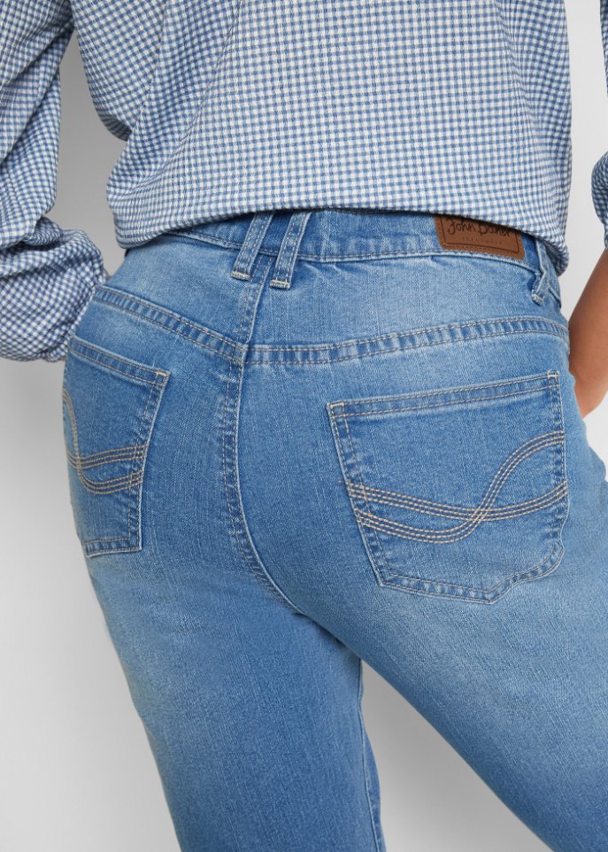 Komfort-Stretch-Jeans, Straight