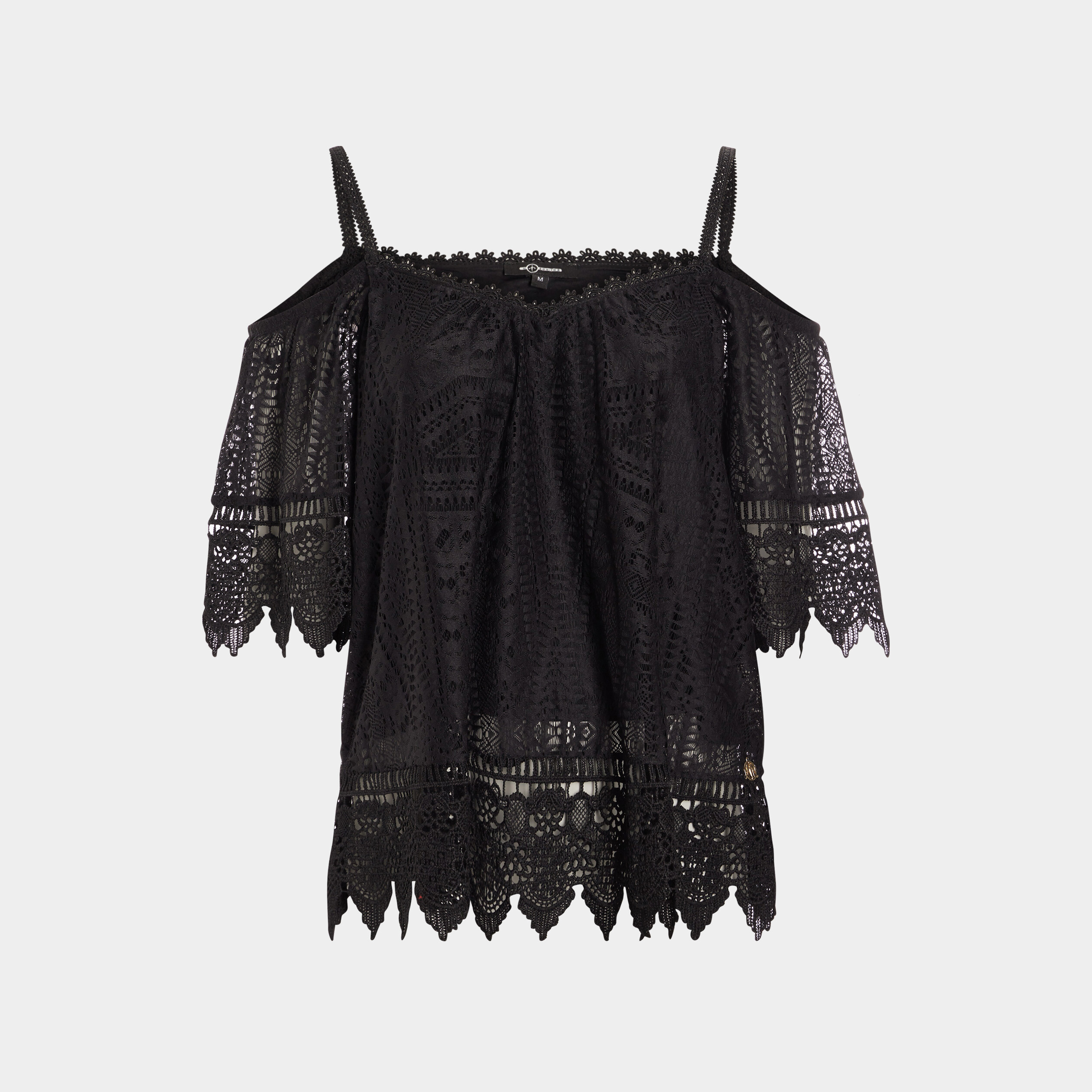 T-shirt manches courtes noir femme | La Halle