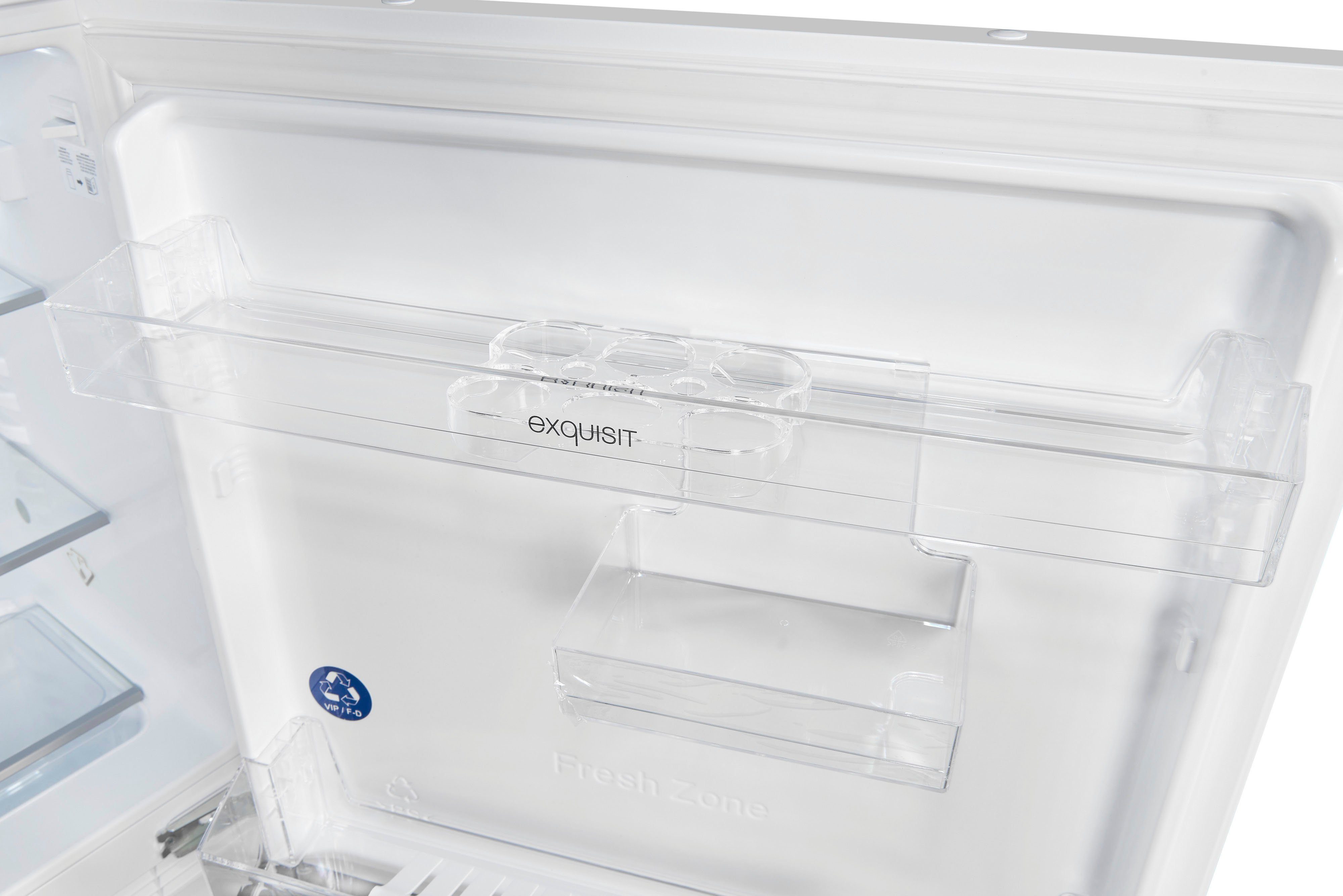 exquisit Einbaukühlschrank UKS140-V-FE-010D, 81,8 cm hoch, 59,5 cm breit