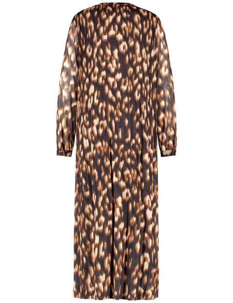 Plissiertes Maxikleid