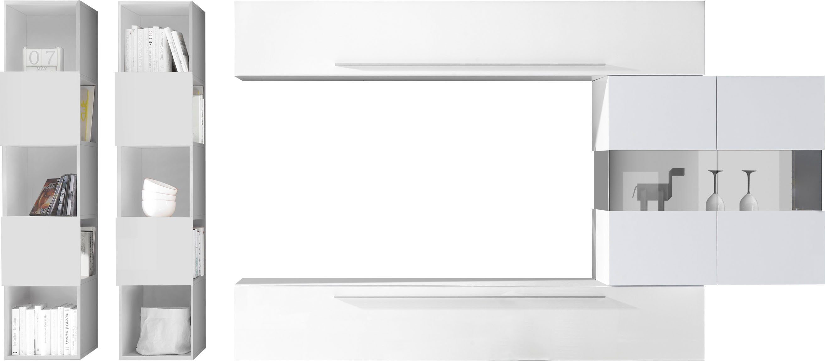 LC Wohnwand Infinity, (Set, 5-St)
