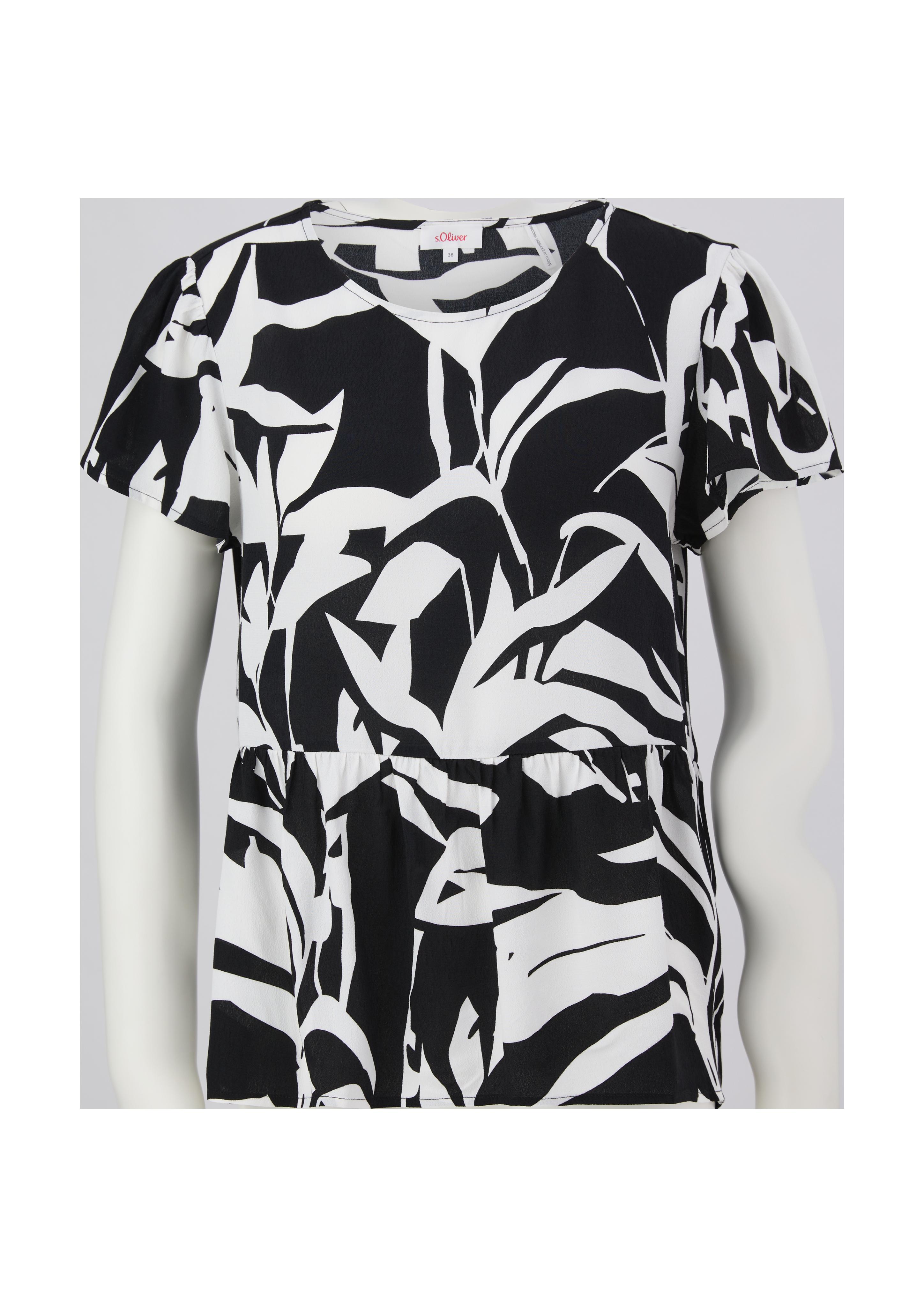 Bluse aus Viskose-Crêpe  2131914-99A3