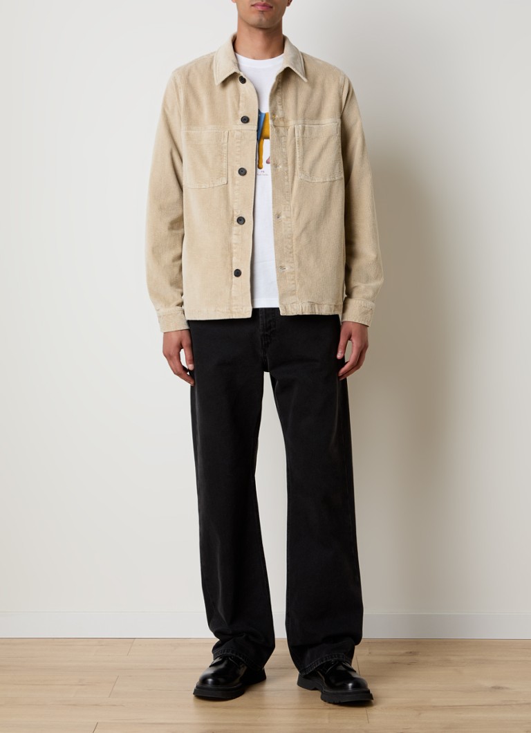 PS Paul Smith Corduroy overshirt with chest and side pockets