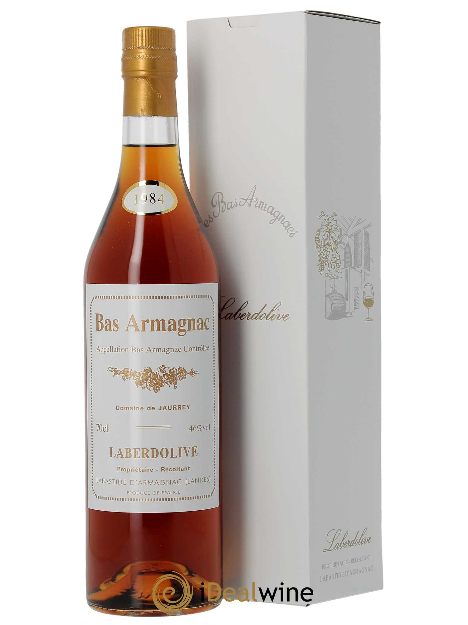 Bas-Armagnac Domaine de Jaurrey Laberdolive  1984 - Lot de 1 Bouteille
