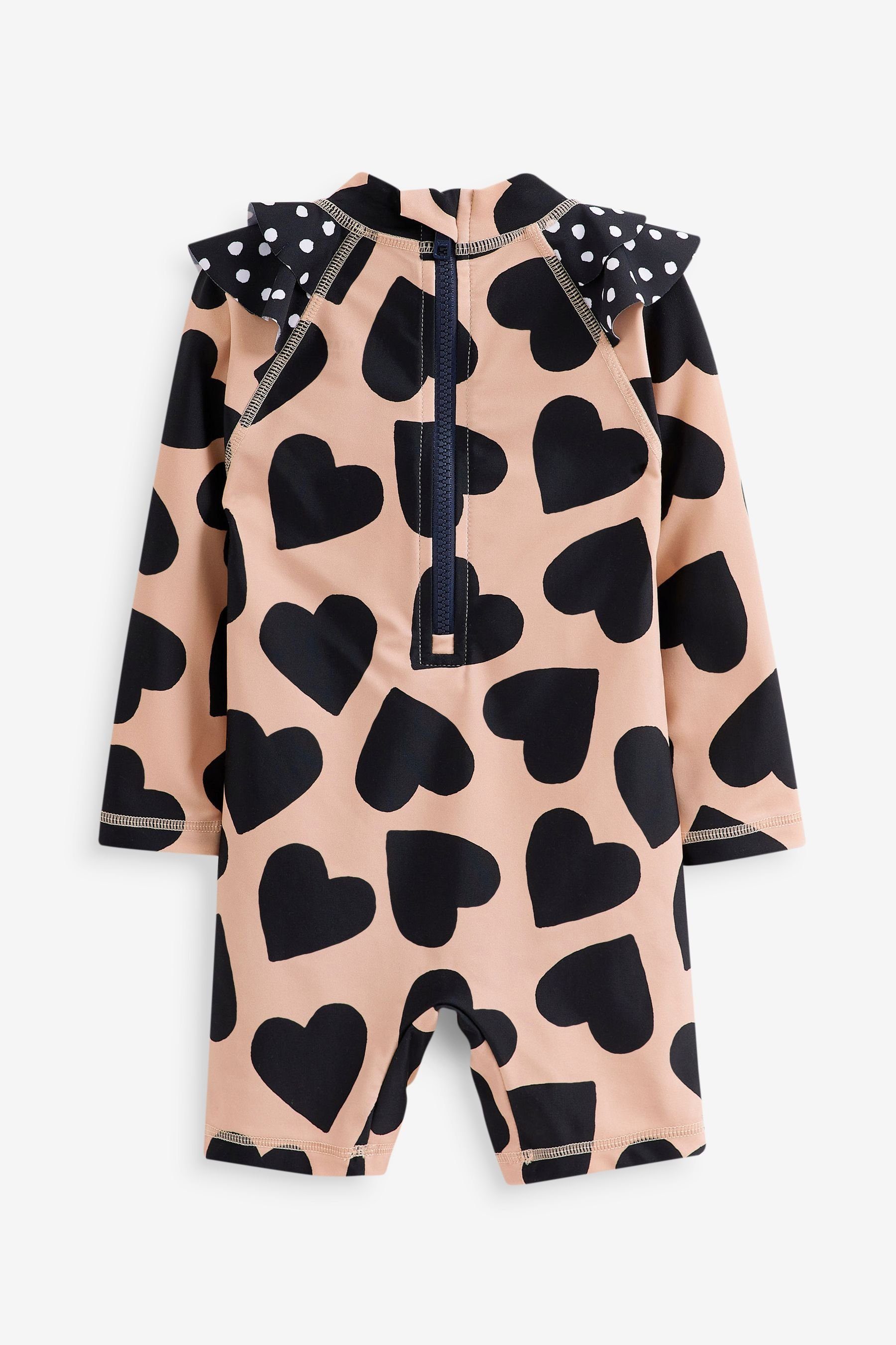 Myleene Klass Badeanzug Myleene Klass Sonnenschutz-Badeanzug Herzmuster (2-St)
