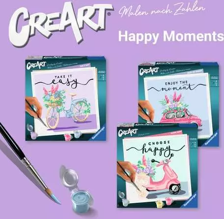 CreArt Enjoy the moment - Malen nach Zahlen für Erwachsene