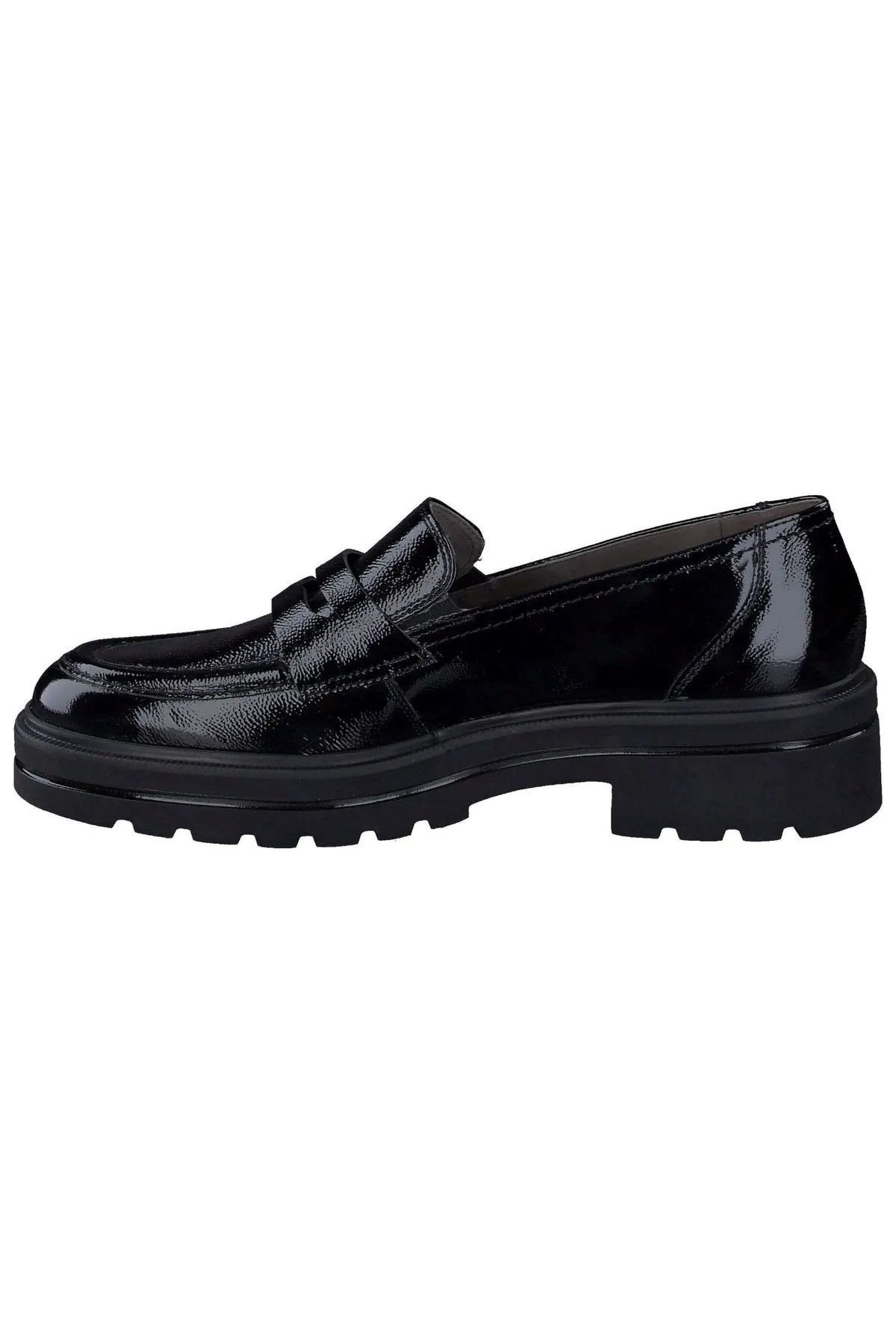 Paul Green  Flacher Schuh - Schwarz - Blockabsatz