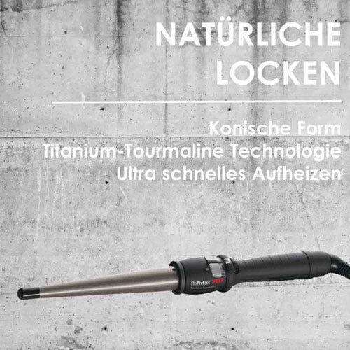 BaBylissPRO Frisiereisen KONISCH 25-13 mm