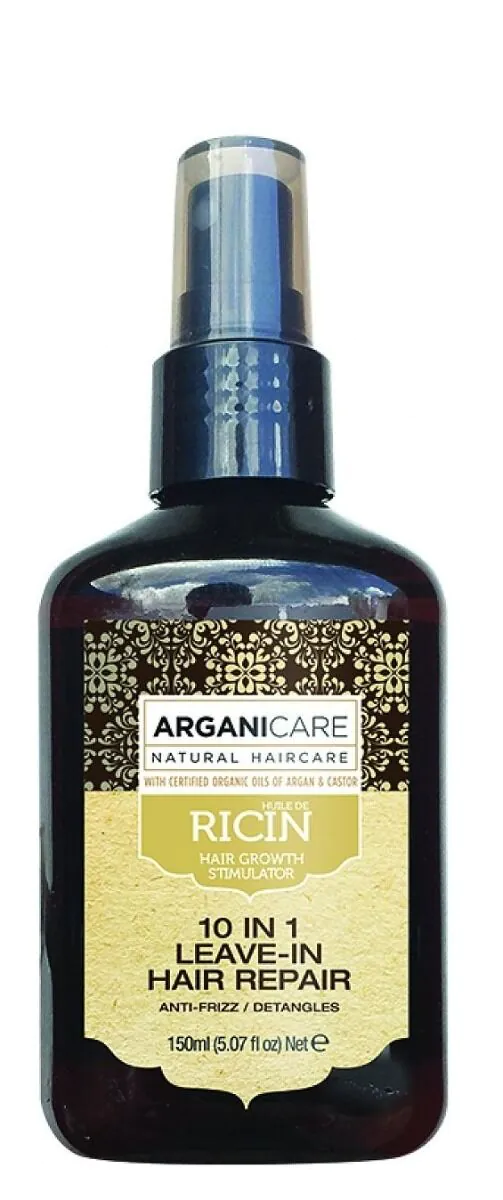 Arganicare Castor Oil 10-i-1 hårreparationskompleks