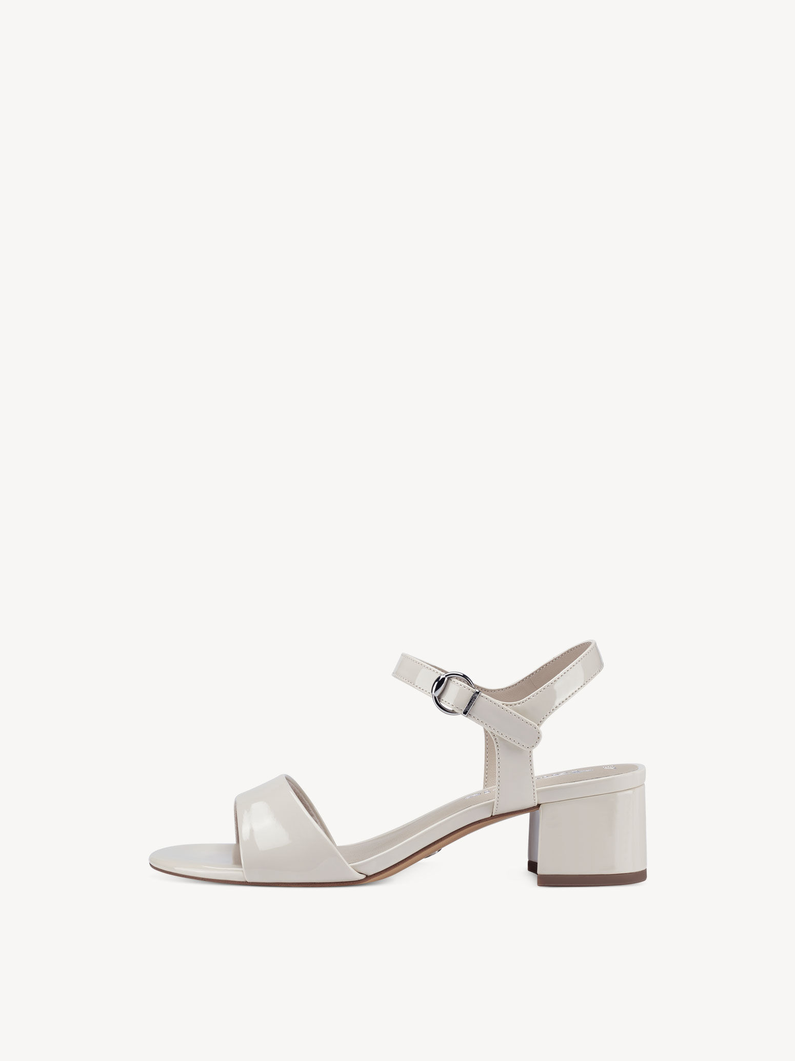 Sandale à talon - beige