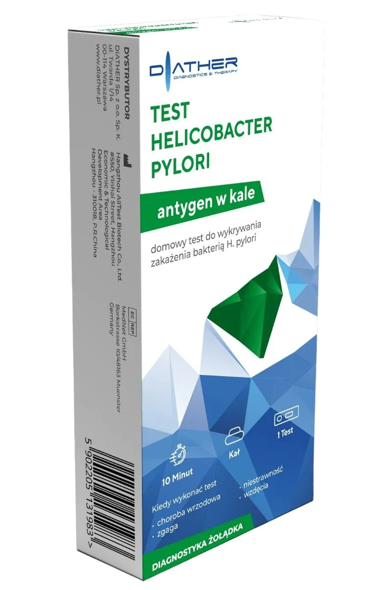 Test na dijateru, Helicobacter Pylori antigen u stolici