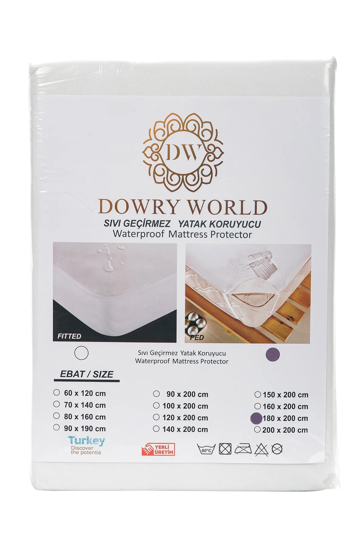 Çeyiz Diyarı  Micro Liquid Proof Pad 180 x 200 cm Doppelmatratzen