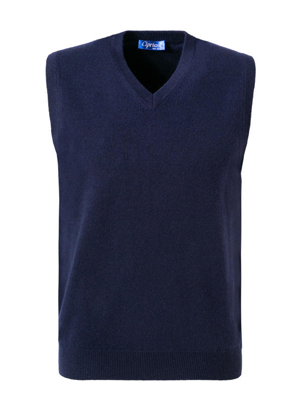 Cipriani, Pullunder, Reines Kaschmir, navy
