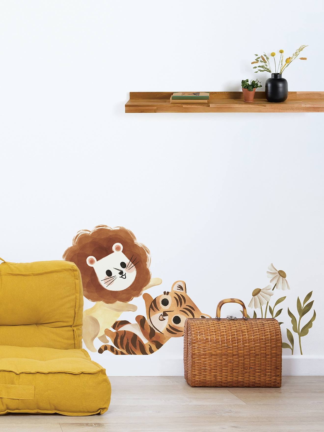 Stickers XL Lion/Tigre Felidae LILIPINSO marron