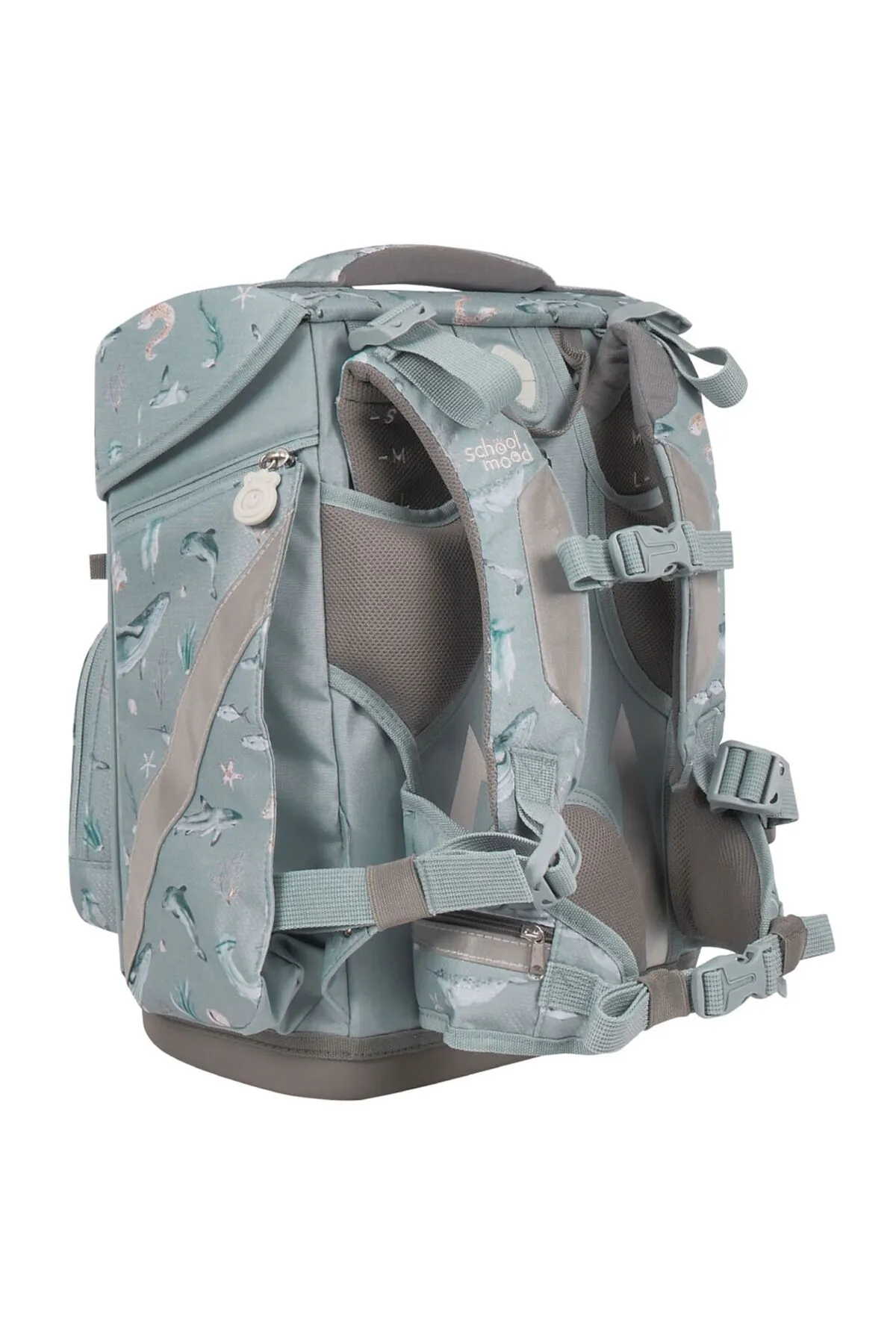 School Mood  Schulrucksack - Türkis - Unifarben