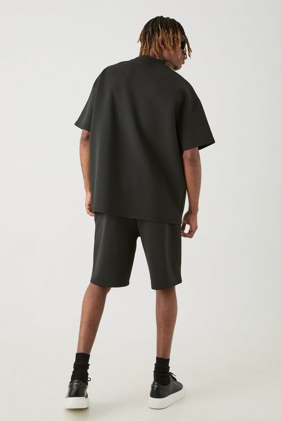 Tall Oversize Scuba T-Shirt & lockere Shorts
