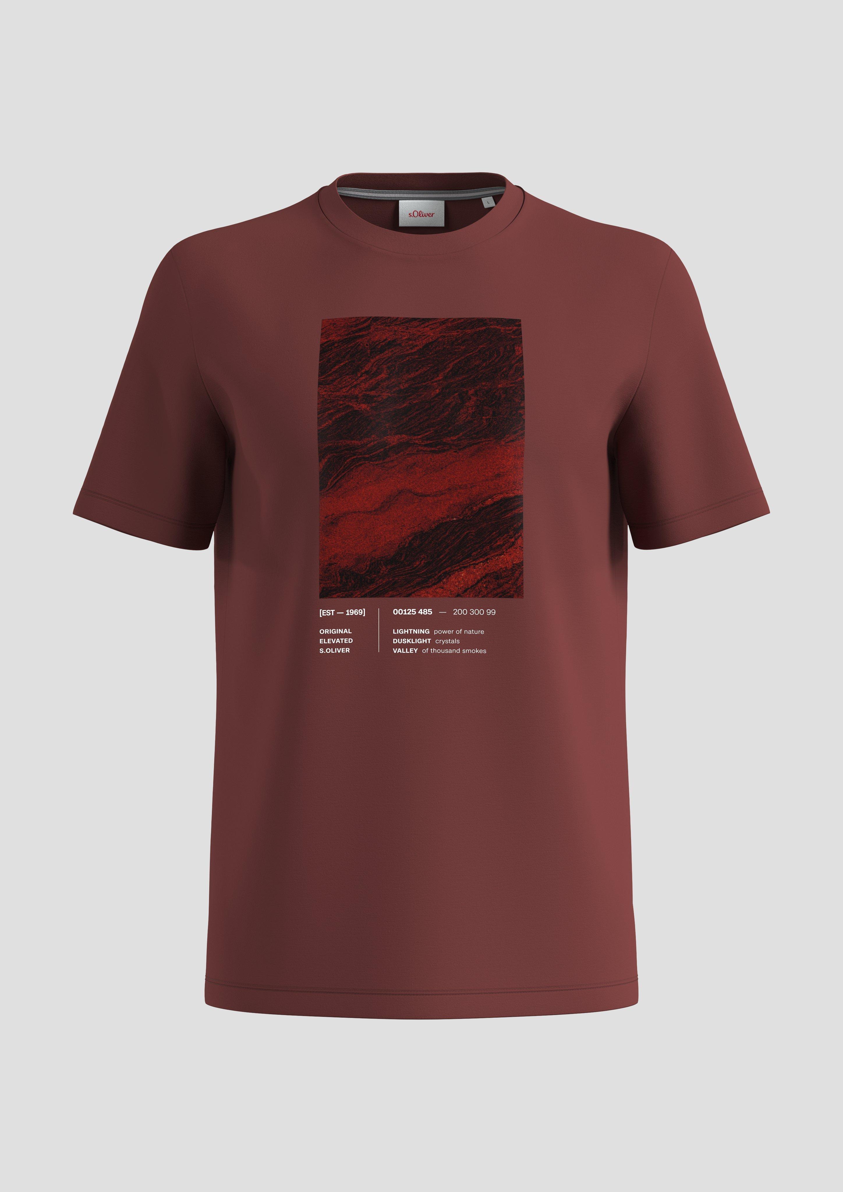 Baumwollshirt mit Frontprint  2138665-39D1
