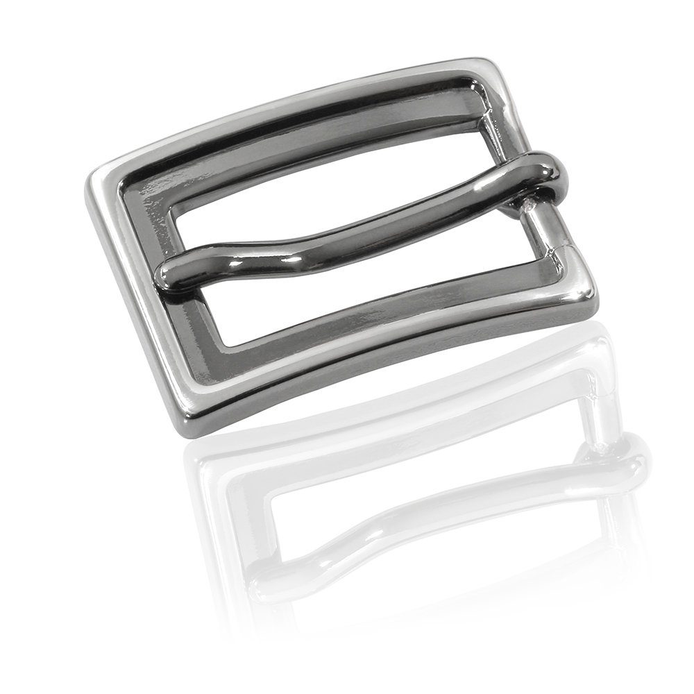 FREDERIC HERMANO Gürtelschnalle 15mm Metall Silber - Buckle Fenetre - 312607530020
