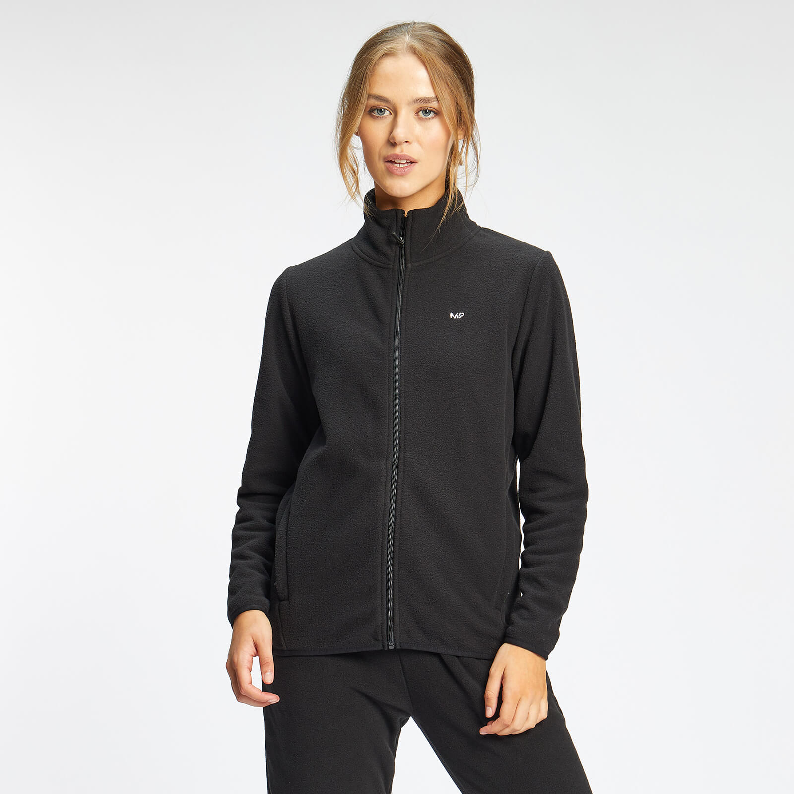 Veste zippée en polaire MP Essentials pour femmes – Noir