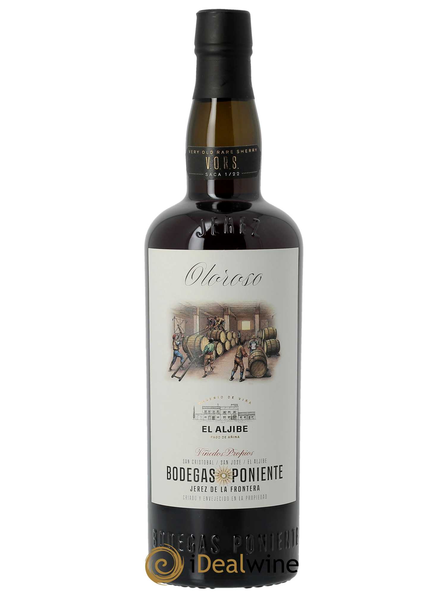 Jerez Oloroso Saca 122 Bodegas Poniente Alberto Orte   - Lot de 1 Bouteille