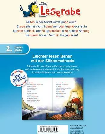 Leserabe mit Mildenberger Silbenmethode: Hilfe, ich bin ein Vampir!