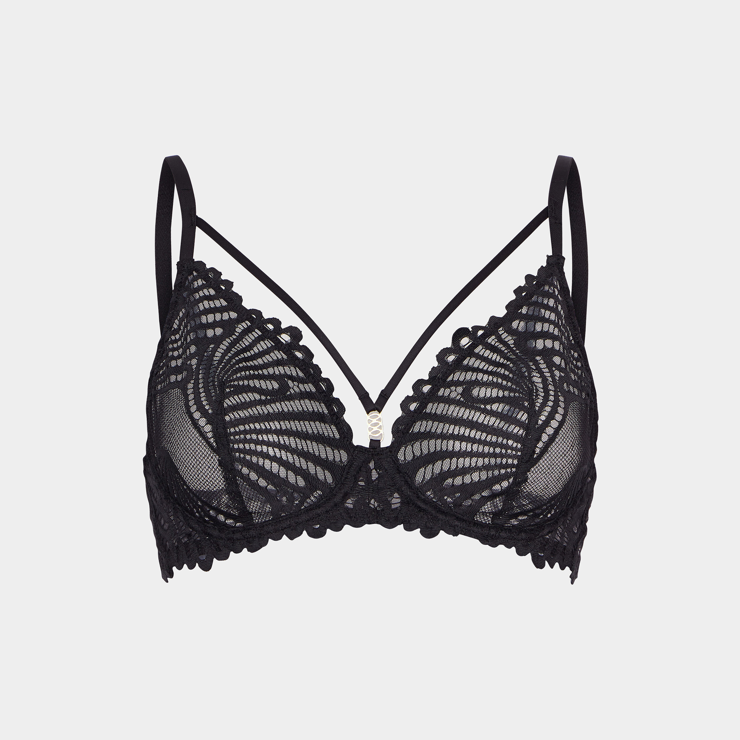 Soutien-gorge emboîtant dentelle noir femme | La Halle