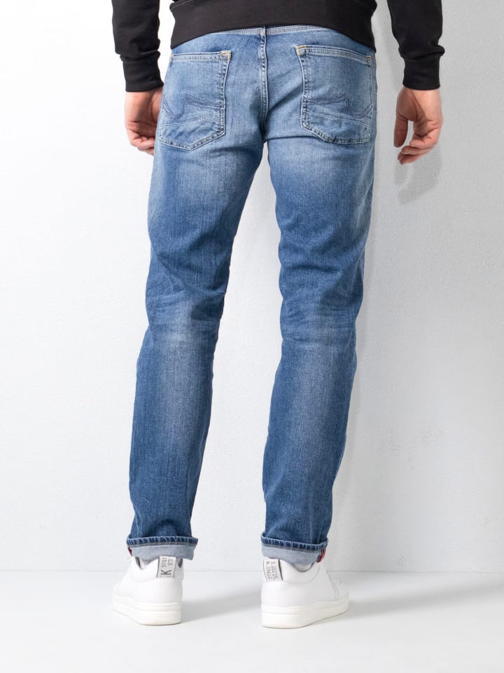 Petrol Industries Regular Fit Jeans Riley in Blau günstig kaufen