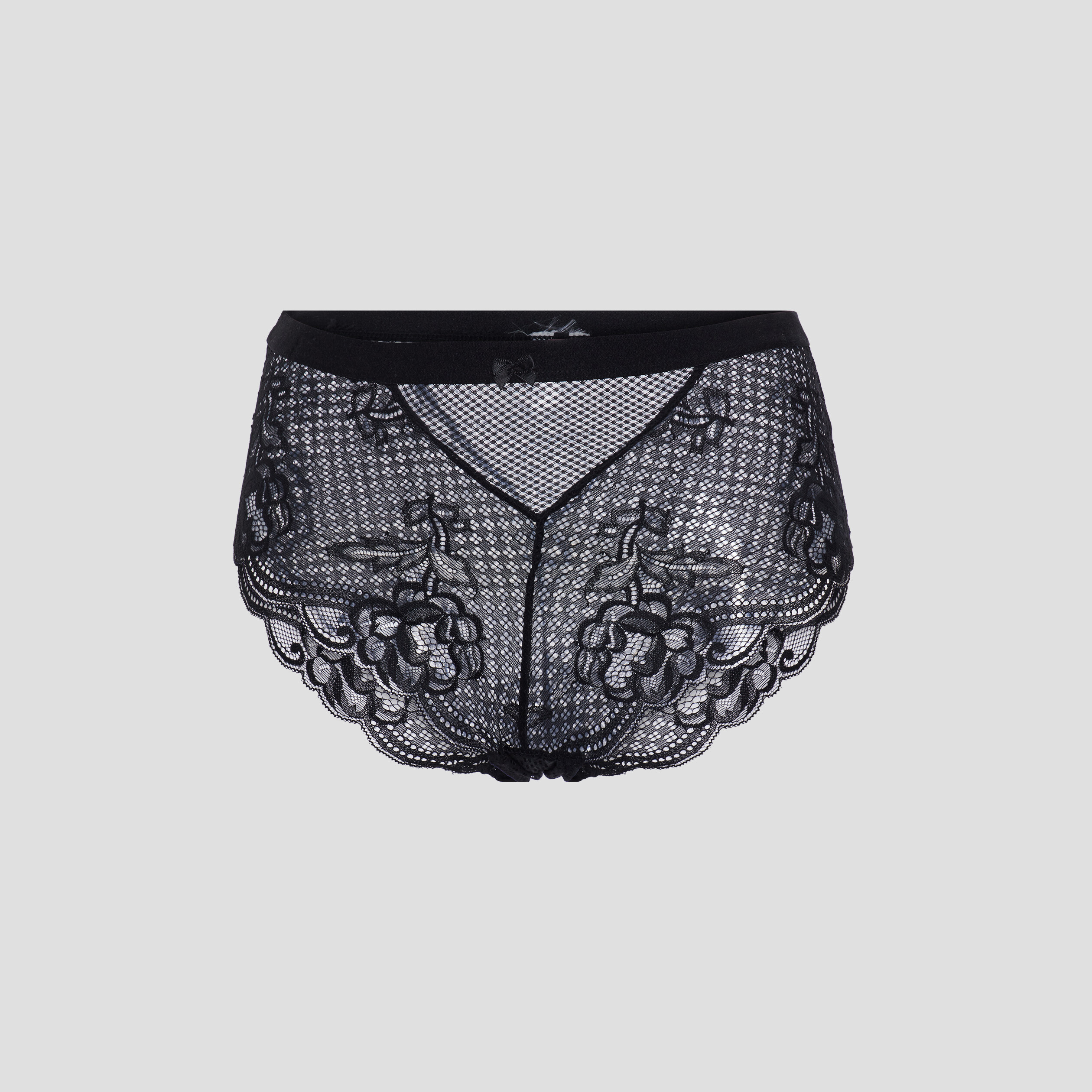 Culotte en dentelle noir femme | La Halle
