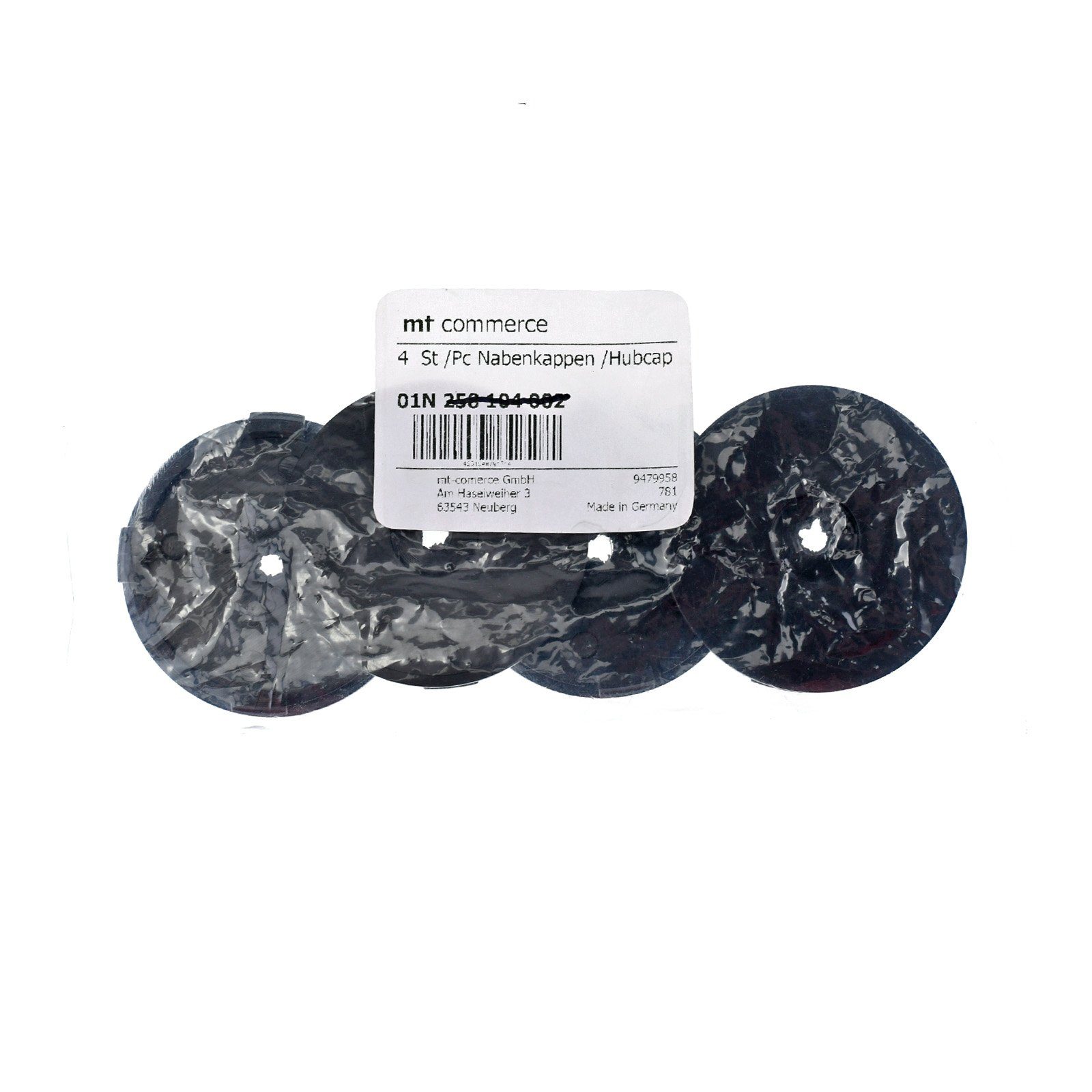 RKC Radkappe 4X 55,5mm Nabenkappen Radnaben Kappen Schwarz Flach für Borbet