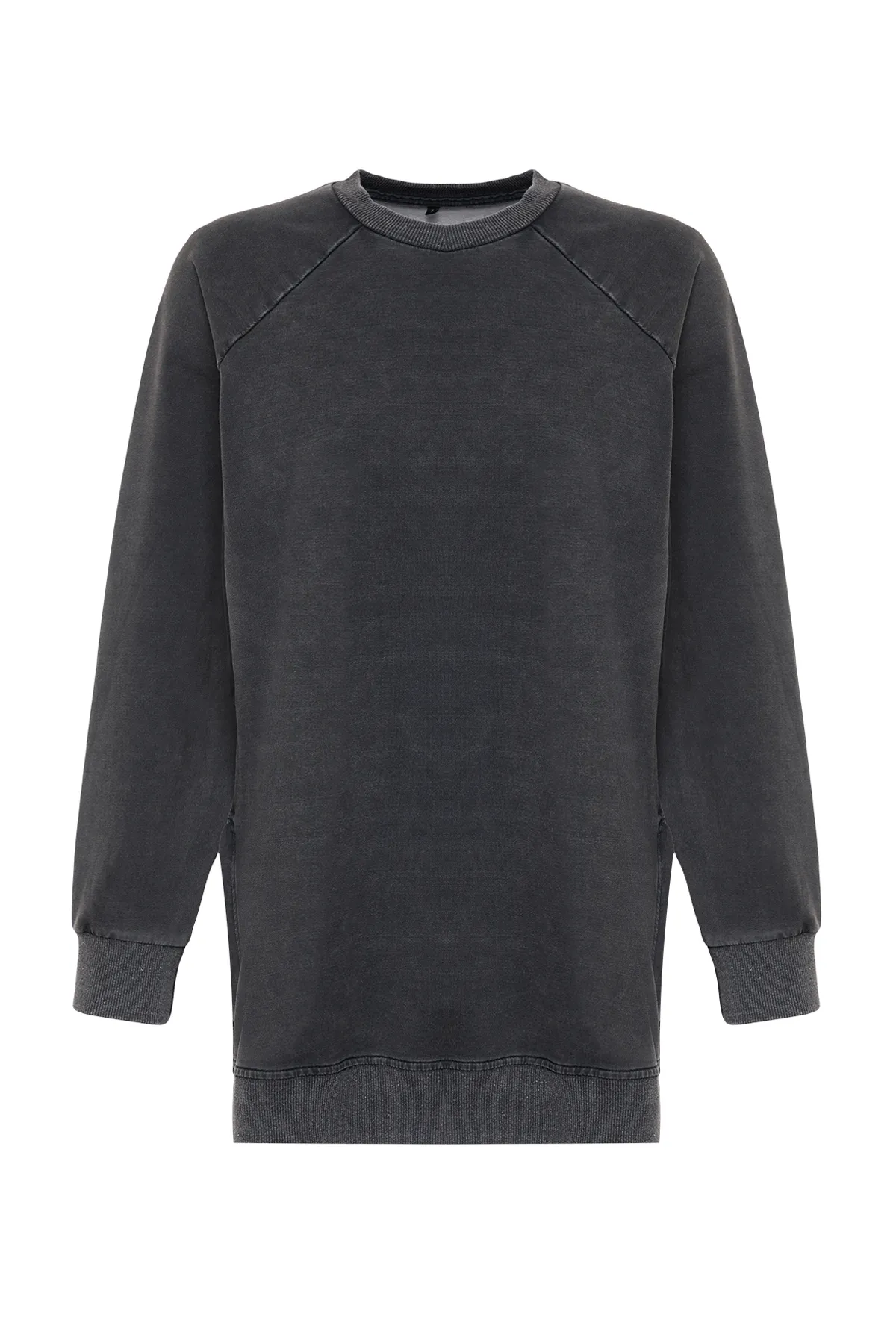 Trendyol Modest  Anthrazitfarbenes, gewaschenes Strick-Sweatshirt TCTSS23TW00062