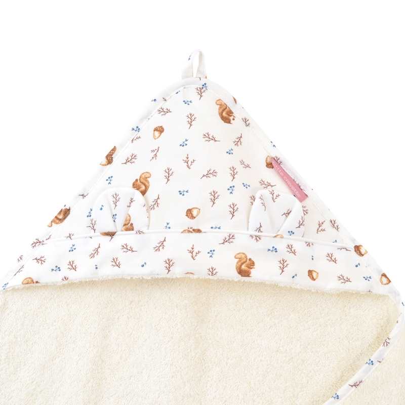 Cape de bain écureuil Noisette