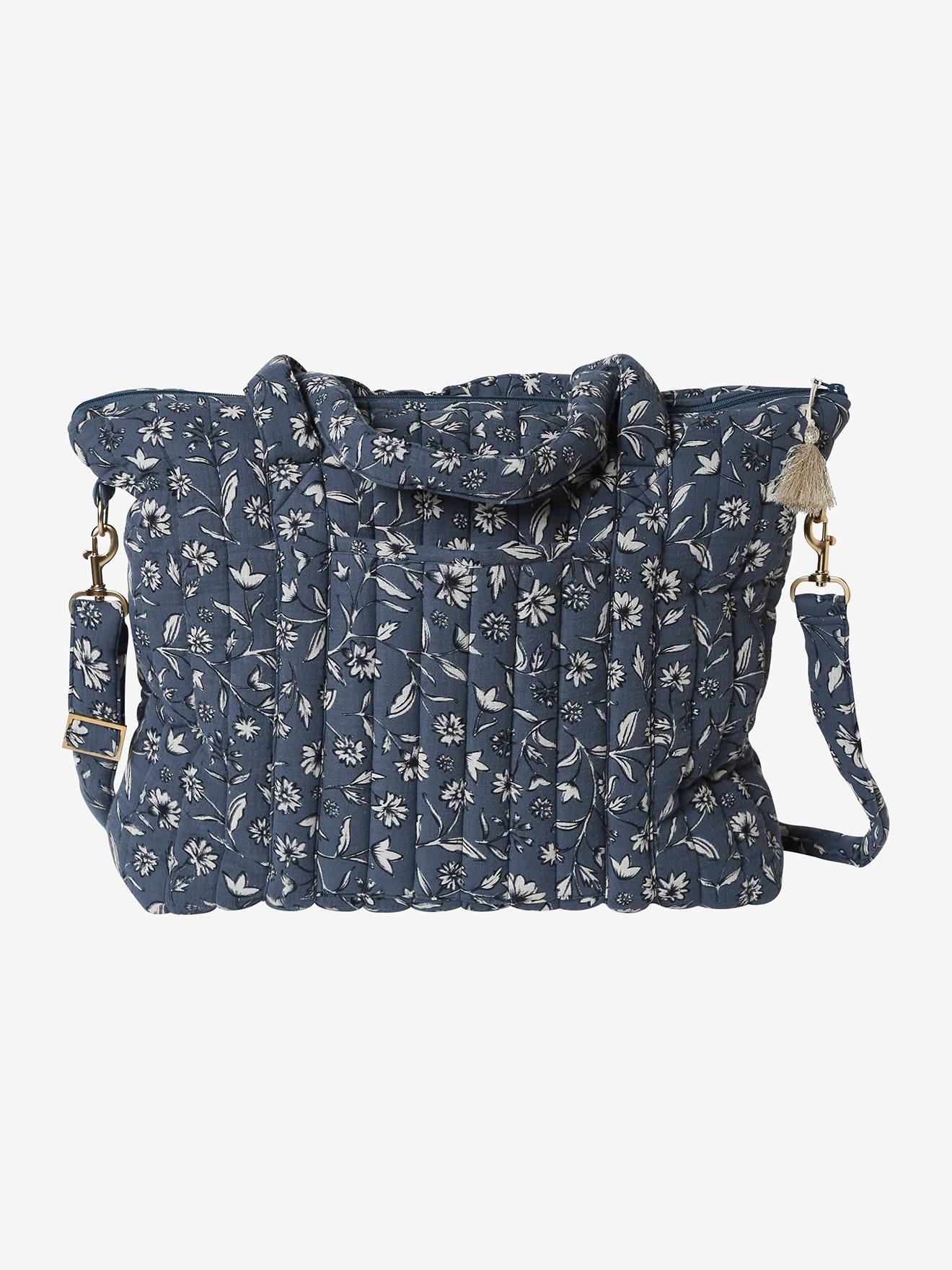 Vertbaudet Wickeltasche PLUME, personalisierbar - rosa/folklore blumen