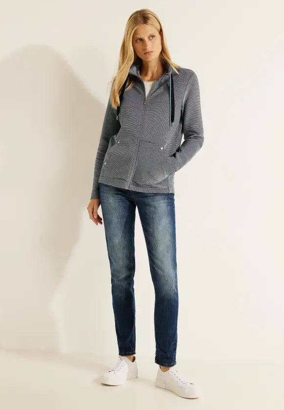 CECIL Gestreifte Shirtjacke