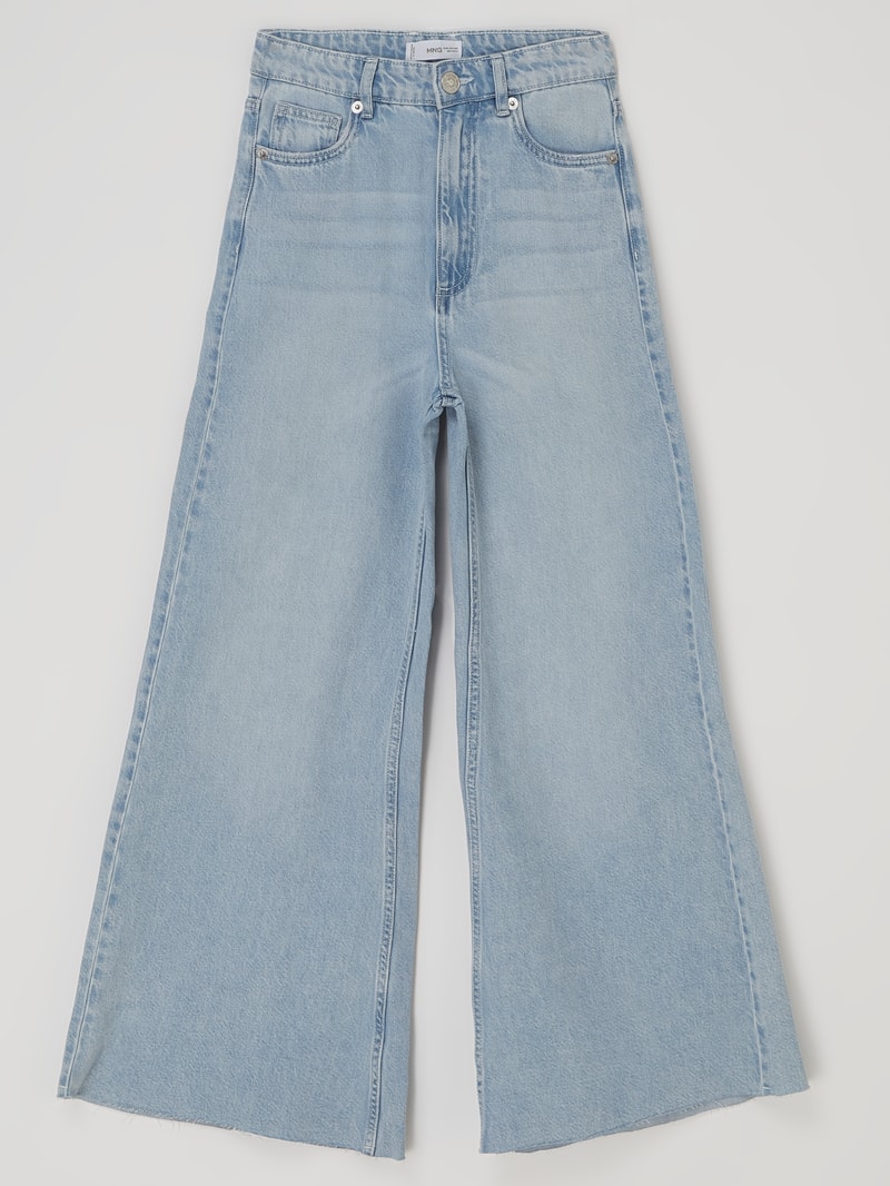 Jeans aus Baumwoll-Lyocell-Mix in hellblau