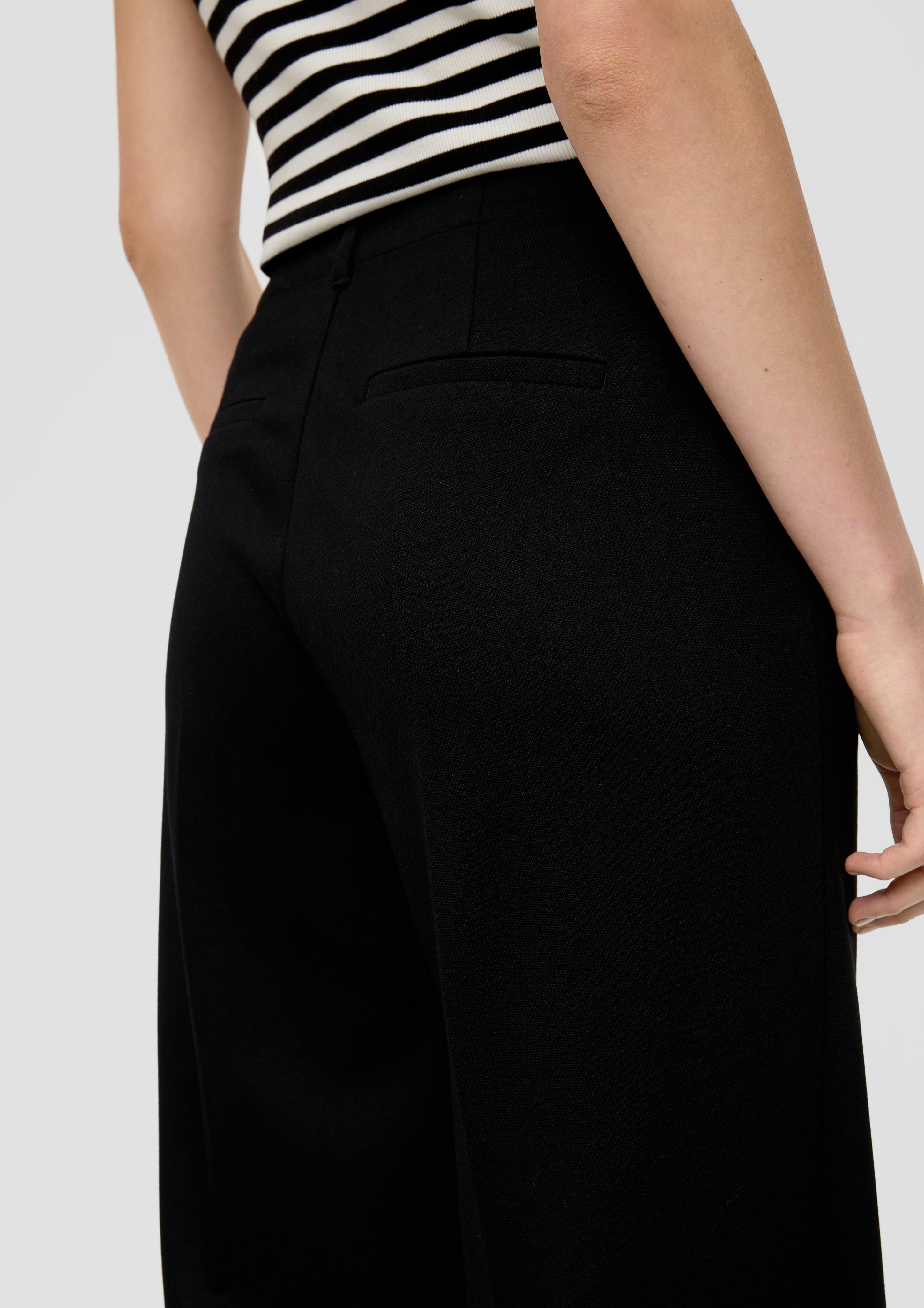 Regular: Twill-Hose mit Wide Leg  2133509-9999